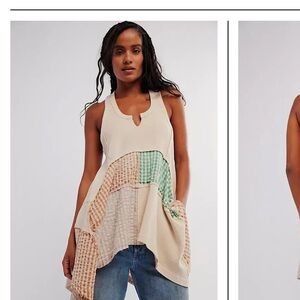 Free People / We The Free Film Your Heart Tank, Size XS, NWOT